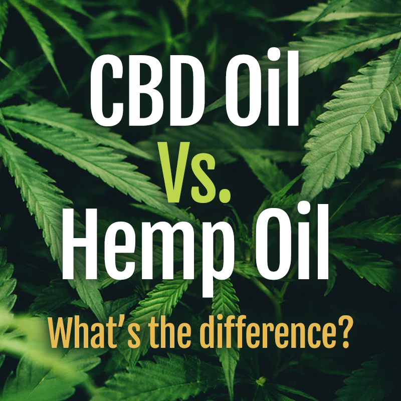 CBD oil verses Hemp oil what's the difference?